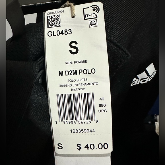 Adidas Polo Training Shirts - Picture 3 of 3